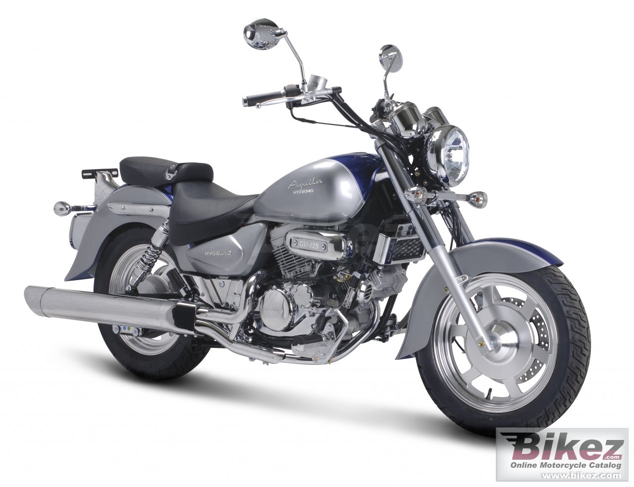 Big Hyosung gv125c picture and wallpaper from Bikez.com